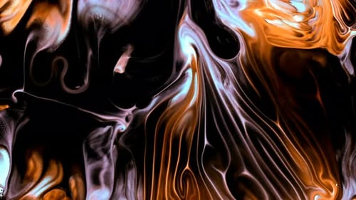 Abstract Ink Flowing Background