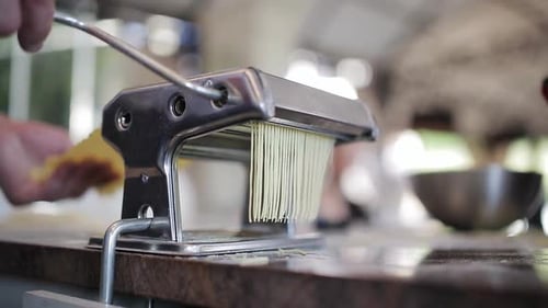Making Homemade Pasta with a Pasta Machine