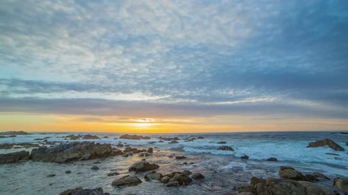 4K Ocean Sunset