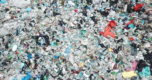 Polluted Ocean with Plastic Waste the Concept of Environmental Pollution