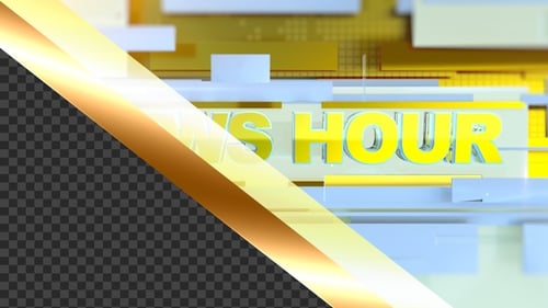 Geometric News Channel Broadcast Title Opener