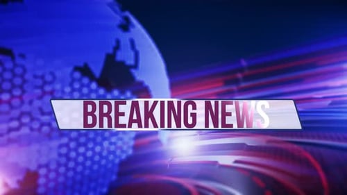 Breaking News Transition With Alpha Channel
