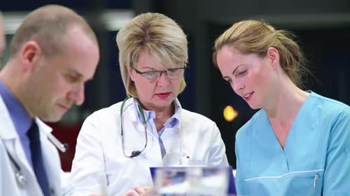 Healthcare Professionals Collaborating on Patient Care