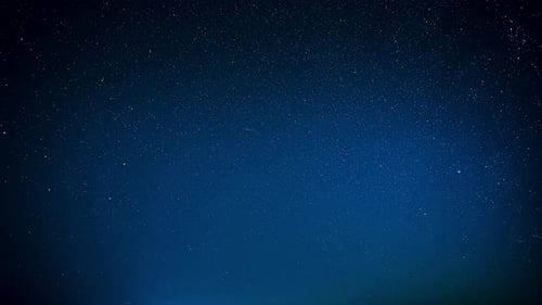 Starry Night Sky with Twinkling Stars