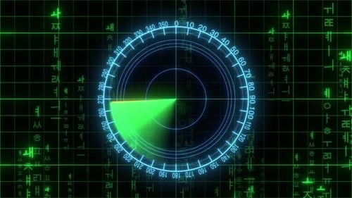 Digital Radar Hud and Matrix