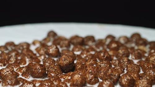 Chocolate Balls in Milk