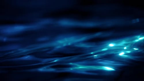 Página inicial abstrata reflexiva elegante azul líquida de água e óleo e fundo de laço de Banner