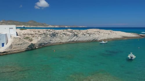 The Beach of Mitakas in Milos, Greece