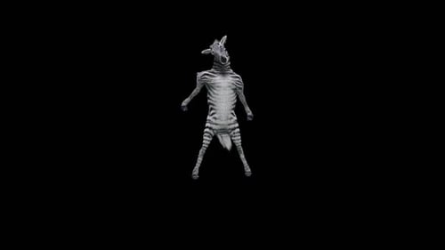 Funky 3D Animated Zebra Performing Upbeat Dance Moves