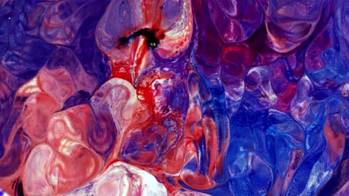 Abstract Swirling Colors Creating Vibrant Backdrop
