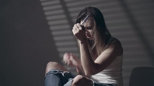 Unwanted Pregnancy. Positive Pregnancy Test