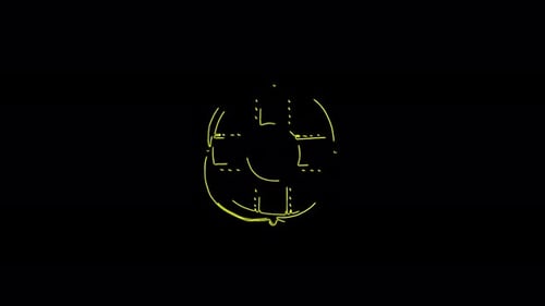 Animated Sketch Line Art Lifebuoy Icon