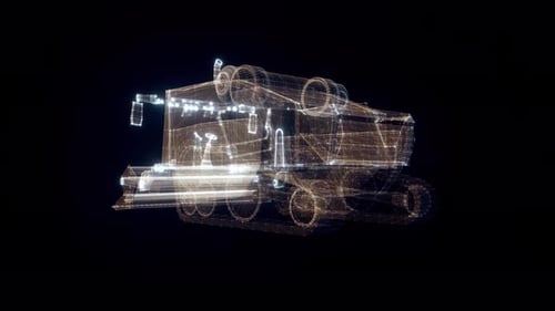 The Harvester Machine Hologram 4k