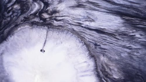 Abstract Footage Showing Mixing Colors