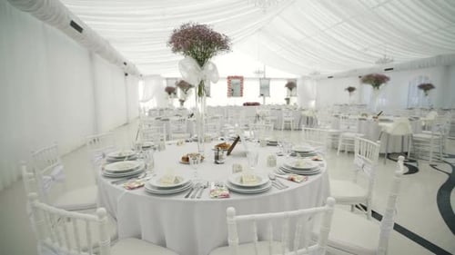 Elegant Wedding Reception Ready for Celebration