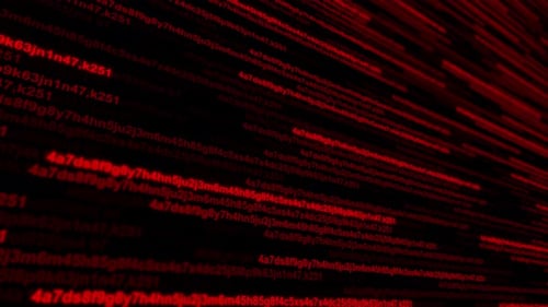 Binary code abstract technology background. Global network