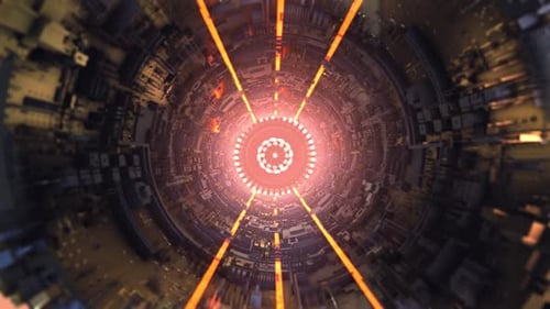 3D Sci-Fi-Tunel V7