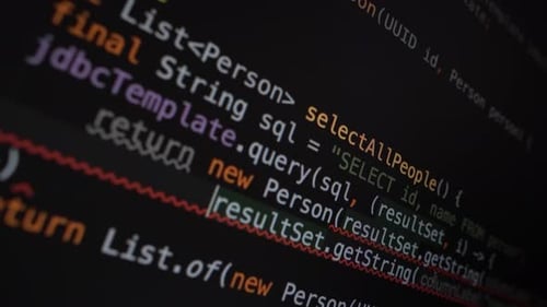 Programming And Creation Of Programs, The Programmer Is Working On The Program, It Technologies