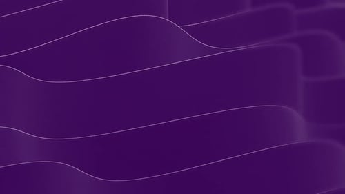 Fluid Abstract Wavy Lines Purple Background
