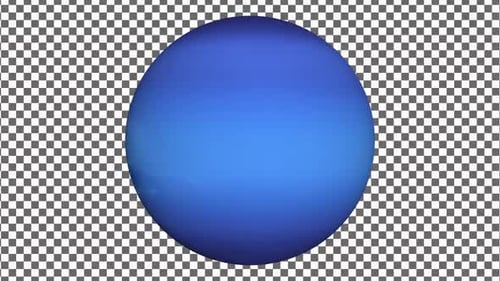Planet Neptune With Alpha