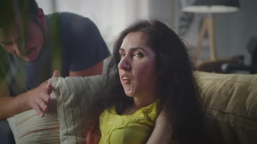 Woman Receives Bad News at Home From Man