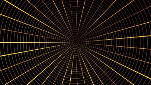 Abstrakte goldene Linien in rotierender Bewegung