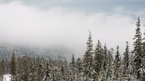 Beautiful Mountain Day, Cloudy Winter Landscape Inspiration