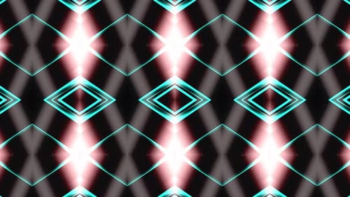Abstract Neon Colorful Geometric Pattern Colorful Background Animation Video