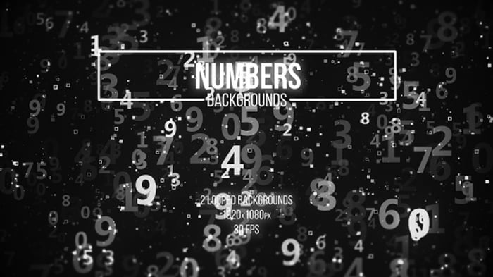 Royalty-Free Numbers Videos - Envato