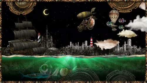 Steampunk La mer d'Or