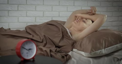 Woman with Insomniac Toss