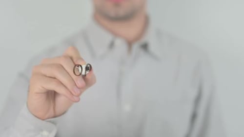 Writing Word Opportunism on Clear Pane