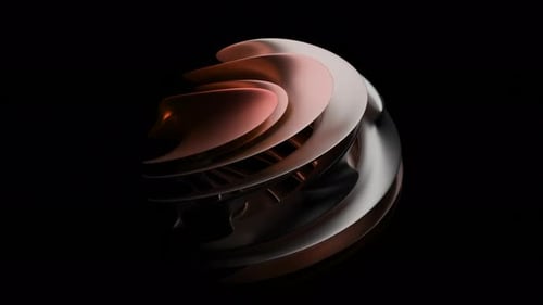 Dynamic Abstract Sphere with Fluid Metallic Waves