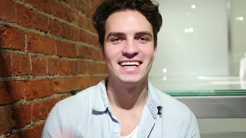 Webcam View Video Chat By Young Man Loft