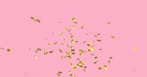 Confetti falling