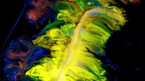 Acryl Multicolor Hintergrund Makro Textur Experimentelle Farben