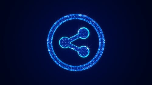 Sharethis Icon Hologram