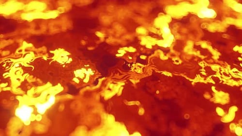 Abstract Glowing Fluid Energy Background Animation