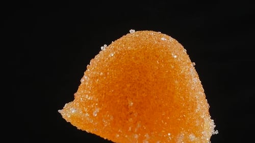 colorful candy and jelly sweet close up, flavor fruit, candy dessert colorful on sugar