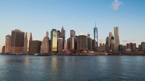 Downtown New York City Sunrise