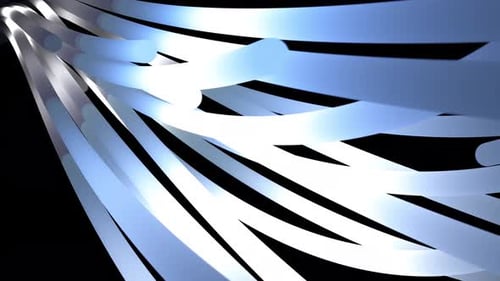 Abstract Fluid Lines Flowing Light Background Animation