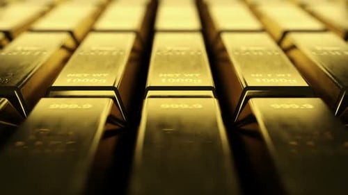 Infinite Rows of Fine Gold Bars
