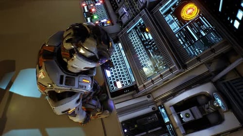 Astronaut of The Future Presses The Keys on Sci-Fi Screen