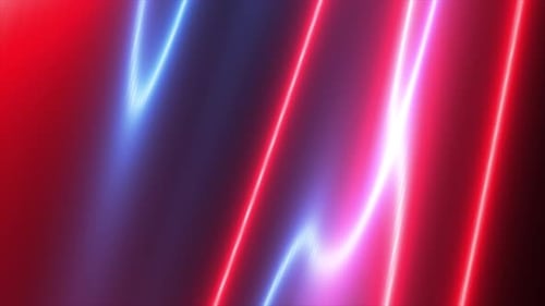 Abstract Colorful Neon Light Background 4K 02
