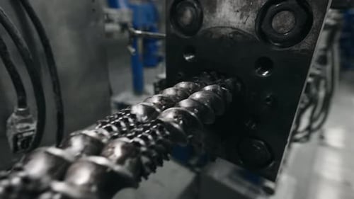 Installation einer automatischen Linie in der Produktion