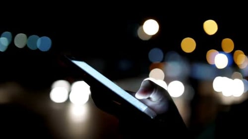 Smartphone At Night