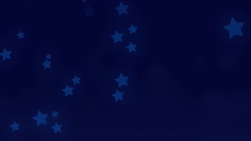 Abstract Blue Stars Background Loop