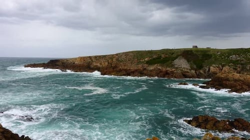 Die Küste des Ozeans