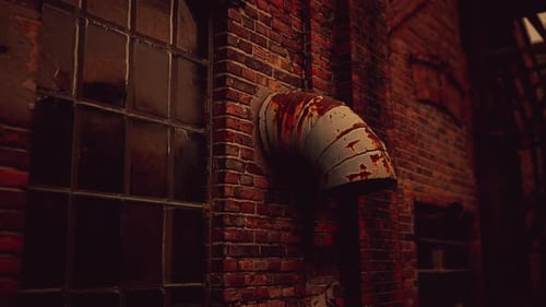 Abandoned Industrial Buildings of Old Factory