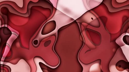 Abstract Fluid Background Animation with Organic Flowing Shapes